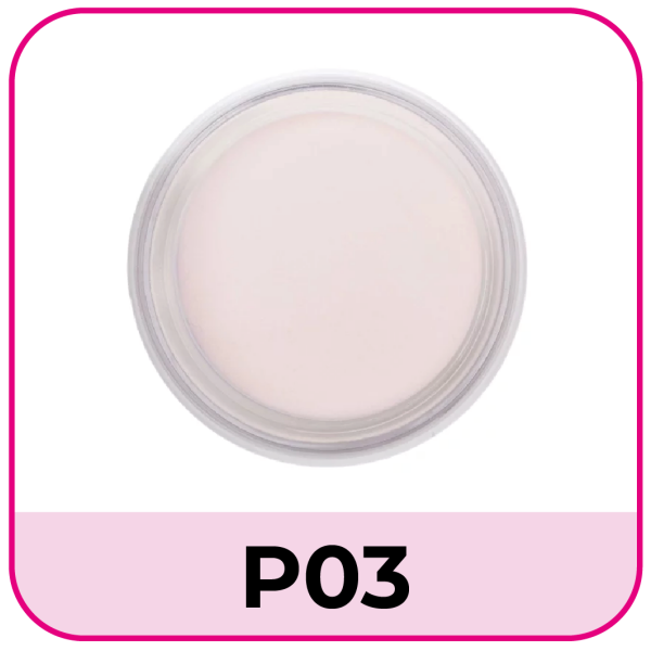 Acryl Pulver P03 Dark Pink Cover